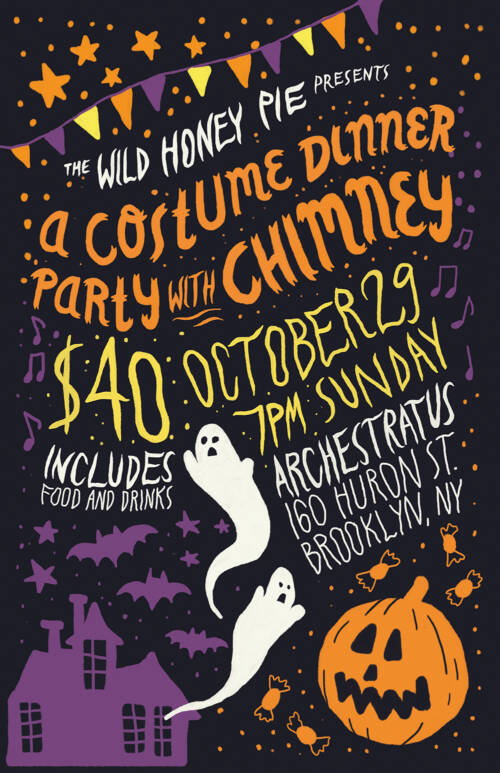 A Costume Dinner Party with Chimney