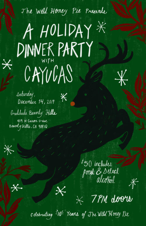 A Holiday Dinner Party with Cayucas