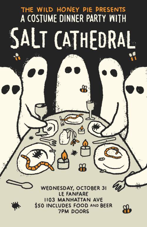 A Costume Dinner Party with Salt Cathedral