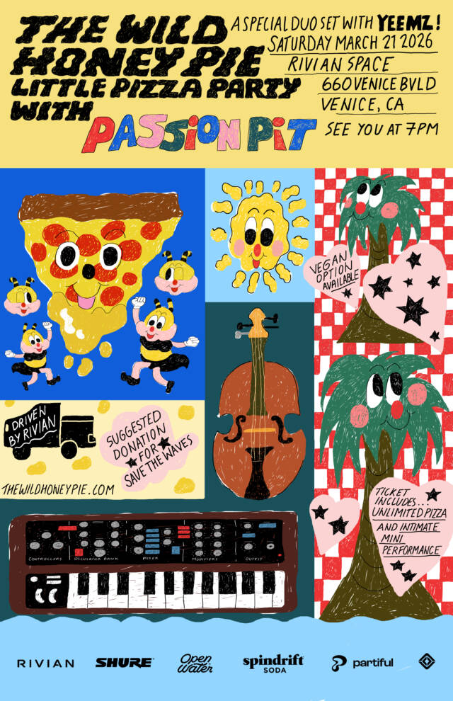 Little Pizza Party with Passion Pit