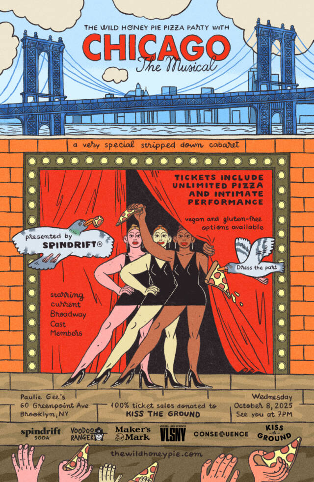 The Wild Honey Pie Pizza Party with the Broadway Cast of Chicago The Musical